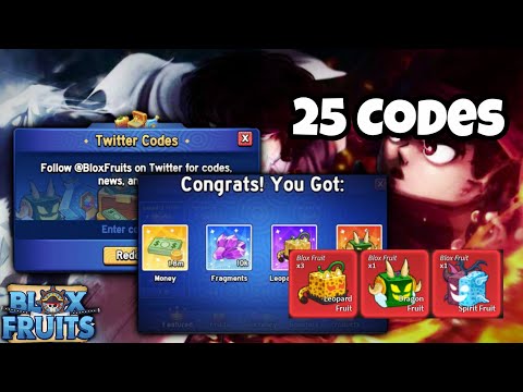 ALL WORKING CODES IN UPDATE 20! (Blox Fruits) 