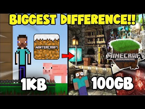 Playing 1MB vs 100GB Best Minecraft Clone Games Ever !!!