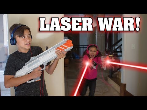 RECOIL LASER TAG WAR!!! Video Game Brought to Life!