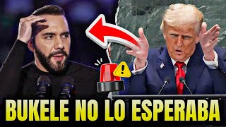 El Contundente MENSAJE de Trump a Bukele en la ONU que sacude al Mundo🤯
