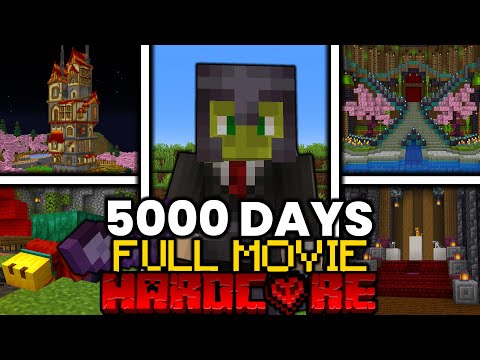 I Survived 5000 Days in Hardcore Minecraft [FULL MINECRAFT MOVIE]