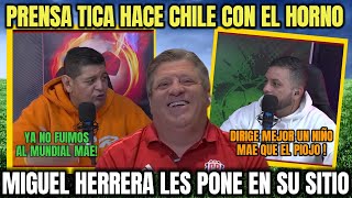 PIOJO HERRERA PONE EN SU LUGAR A LA PRENSA TICA QUE LO QUERIA CORRER