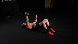 Einarmiges Kurzhantel-Floor Press