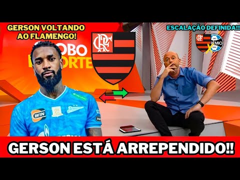 GLOBO ESPORTE HOJE 29/08/25 BATEU O ARREPENDIMENTO| GERSON QUER VOLTAR| NOTÍCIAS DO FLAMENGO HOJE 