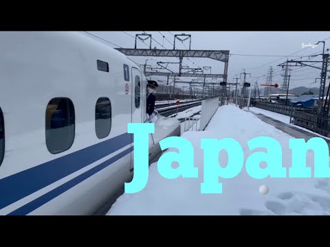 Snowy Shinkansen Bullet Train Adventure at High Speed