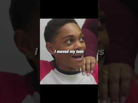 the girl saw God and was given the gift of healing