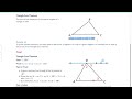 Exploring Triangle Sum and Exterior Angle Theorem