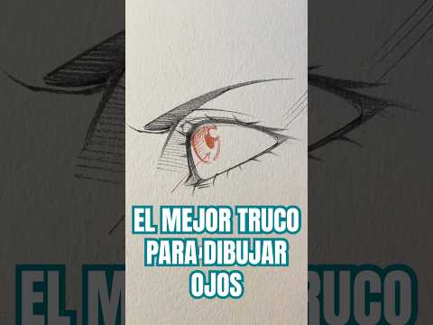 ¡ESTÁS DIBUJANDO LOS OJOS MAL! 😱 (El Truco que NADIE Conoce) #dibujo #comodibujar #shorts