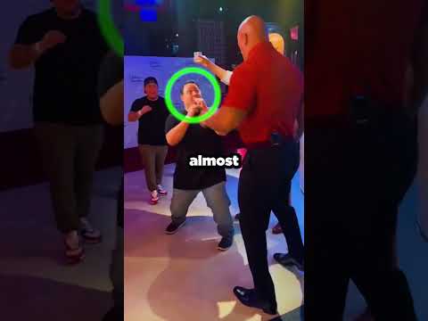 Dwayne Johnson Hugged A Fan TOO Tight..