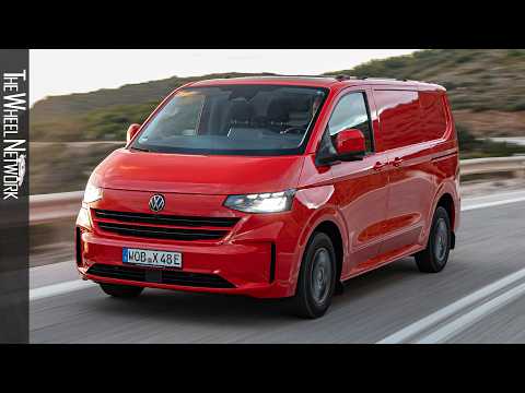 2025 Volkswagen e-Transporter Panelvan | Intensive Red | Driving, Interior, Exterior [4K]