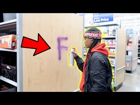 TRYING TO GET KICKED OUT OF WALMART CHALLENGE!!! *SET OFF SIRENS*