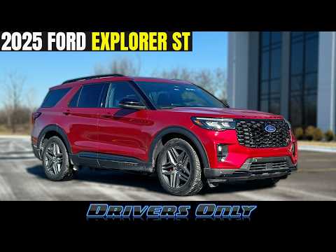 2025 Ford Explorer ST - Refreshed Sporty Family SUV