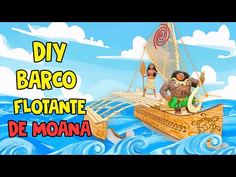 Haz que el barco de Moana cobre vida 🛶 Tutorial de manualidades paso a paso