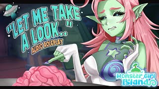 Getting a Brain Exam from a Hot Alien Bimbo 👽💖 Audio Roleplay | Monster Girl Island Relay