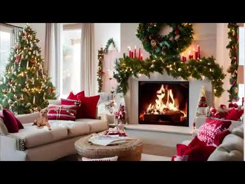 Nat King Cole,Frank Sinatra,Dean Martin,Elvis Presley,Bing Crosbey Classics Christmas with Fireplace