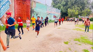 लगातार 2 दिन से हो रही बारिश फिर भी प्रेक्टिस यहां पर जारी।   Kanpur Defence Physical Academy