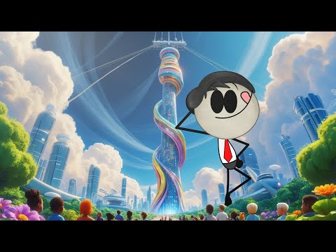 What if there was an Elevator to the Moon? | #aumsum #kids #cartoon #science