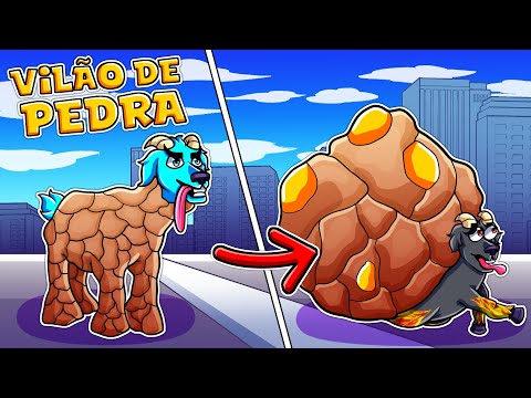 Vida de SUPER VILÃO de PEDRA no Goat Simulator 3