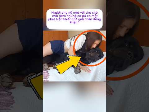 [P.1] Người phụ nữ ngủ với chú chó mỗi đêm nhưng cô đã phát hiện khiến thế giới chấn động #shorts