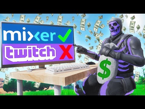 I donated to Mixer Streamers to play Fortnite with me... (emotional)