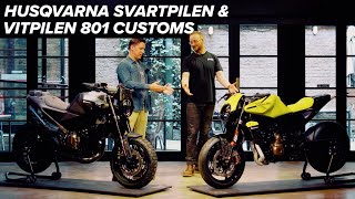 Husqvarna Svartpilen & Vitpilen 801 Customs, at Bike Shed London.
