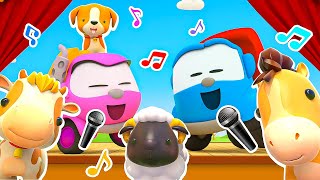 Let's sing and dance with the Leo Loo song! Farm animals and robots can't wait to join us.