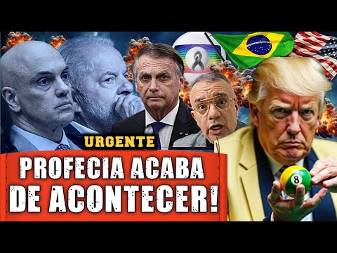 URGENTE' PROFECIA ACABA DE ACONTECER TRUMP DEFENDE BOLSONARO! - AP REGINALDO ROLIM