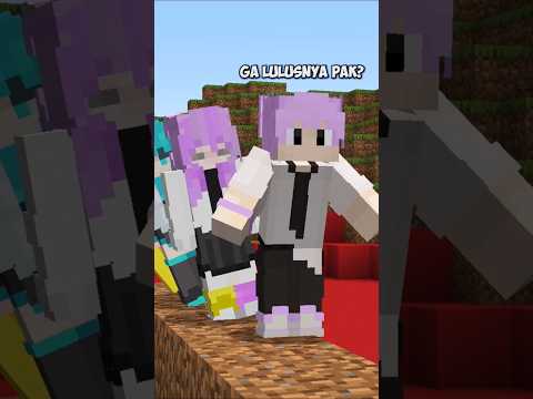 Ketika Minecraft Tapi Sekolah Aku Gaboleh Sentuh Warna Merah