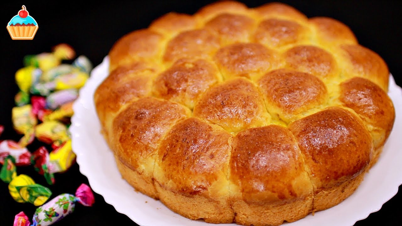 БУЛОЧКИ-ПЫШКИ С КАРАМЕЛЬКАМИ / БУЛОЧКИ ДРУЖНАЯ СЕМЕЙКА