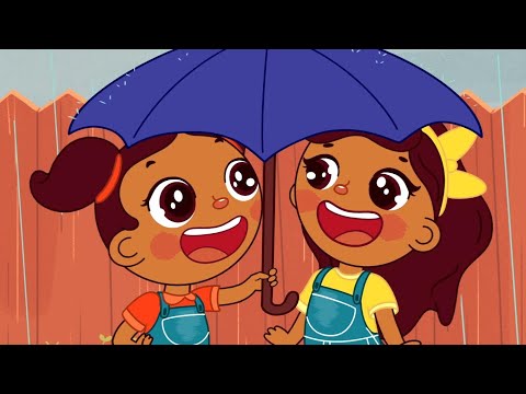 The Umbrella, Animated Cartoon and Educational Video for Babies