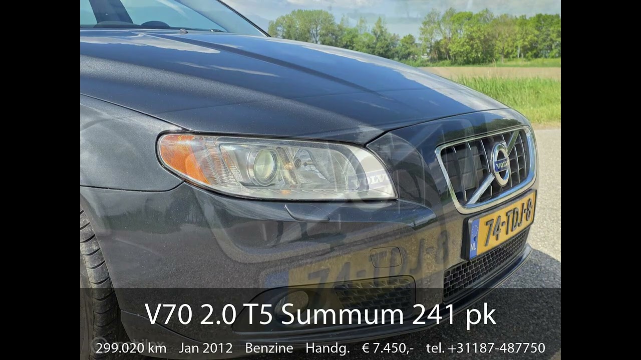 Video preview of Volvo V 70 2.0 T5 (2012)