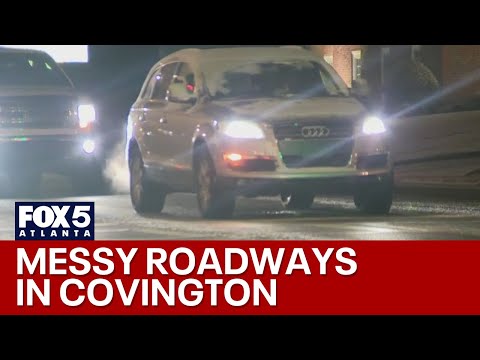 Georgia winter storm leaves roads an icy mess | FOX 5 News