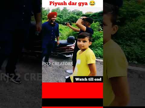 #theuk07rider piyush dar gya 😂 || phli baar #sauravjoshivlogs se mila #shorts