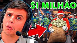 $1 MILHÃO pra QUEM MAIS ROUB@R CARROS 😂 GTA RP (Paulinho o LOKO)
