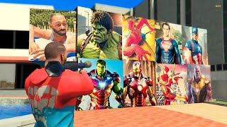 Franklin Open All AVENGERS HERO Mystery Container In Indian Bike Driving 3d 