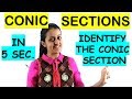 Identifying Conic Sections and Their Properties