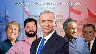 Todas las elecciones presidenciales de Chile (1932-2025)