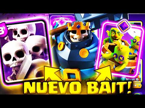 💥NUEVO MAZO LOG BAIT CON REY ESQUELETO + EJERCITO DE ESQUELETOS Y BARRIL DE DUENDES EVO! NUEVO META?