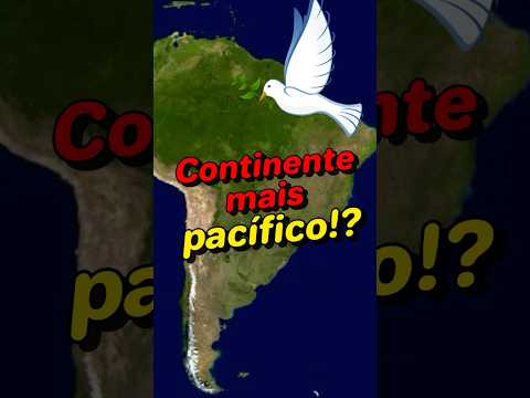 América do Sul é o continente mais pacífico? 🌎🕊️ #geopolitica #geografia #historia #america