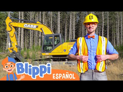 Vehículos de construcción con Blippi🚧🏗️👷| Blippi Español | Videos educativos para niños