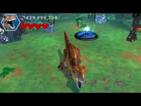 unlock dinosaurs lego jurassic world