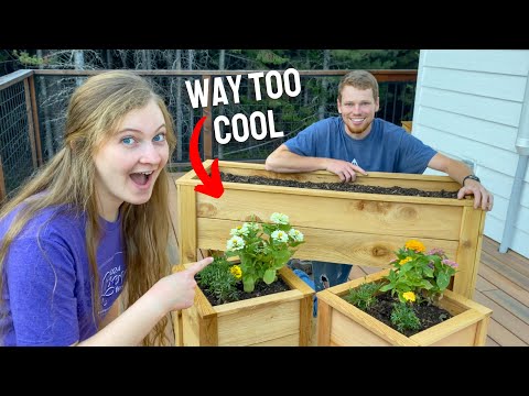 🌱 We Built PLANTER BOXES out of FENCE PICKETS! | Easy, Cheap DIY