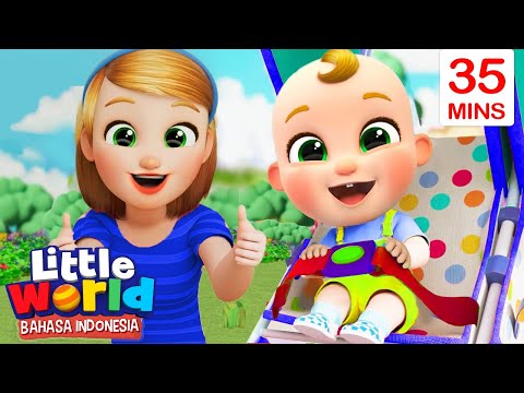 Pakai Sabuk Pengaman Saat Berpergian | Kartun Anak | Little World Bahasa Indonesia