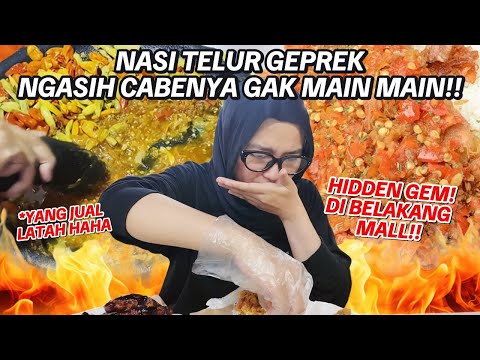 COBAIN NASI TELUR GEPREK EMAK LATAH!! GARA GARA LATAH NGASIH CABENYA GAK KIRA KIRA!!