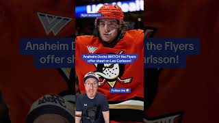 Ducks MATCH offer sheet for Leo Carlsson!
