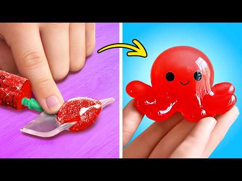¡HAZ TUS PROPIOS JUGUETES ANTI-ESTRÉS! 🎨 ¡Trucos DIY Fáciles y Geniales! por 123 GO!