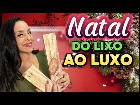 DIY- FAÇA VOCÊ MESMO COM PEDAÇOS DE MADEIRA E MDF E DECORE MO NATAL