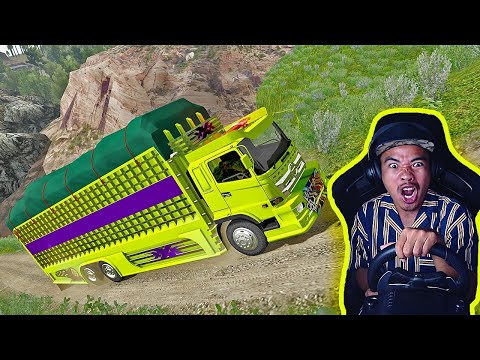 TRUK HINO SULAWESI MBOIS NEKAT JALUR BADAI - ETS2