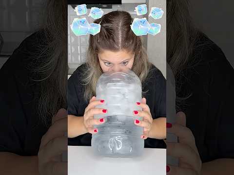 From Small to Giant Ice Water Lemya 🧊 #shorts #funny #viral