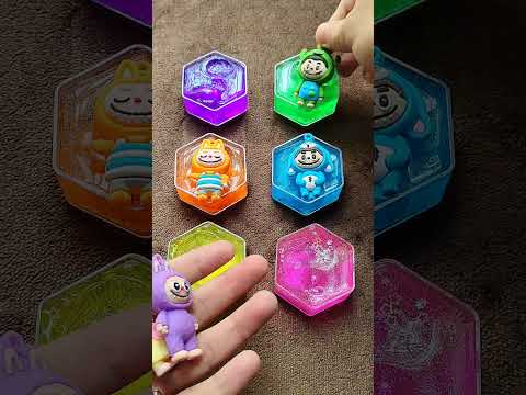 ๐๐คฉ๐ labubu ๐ slime color #labubu #labulabu #viral #color #slime #trending